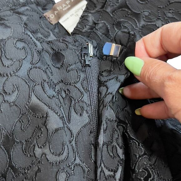 Danapari Paris Black Jacquard Pants Sz T8 - Picture 13 of 16